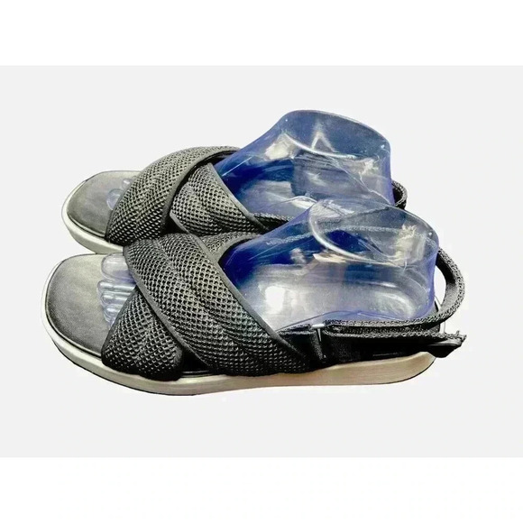 UGG Nell Women's Sandal Platform Comfort Black/White Sz 10 11117277 - Picture 10 of 11